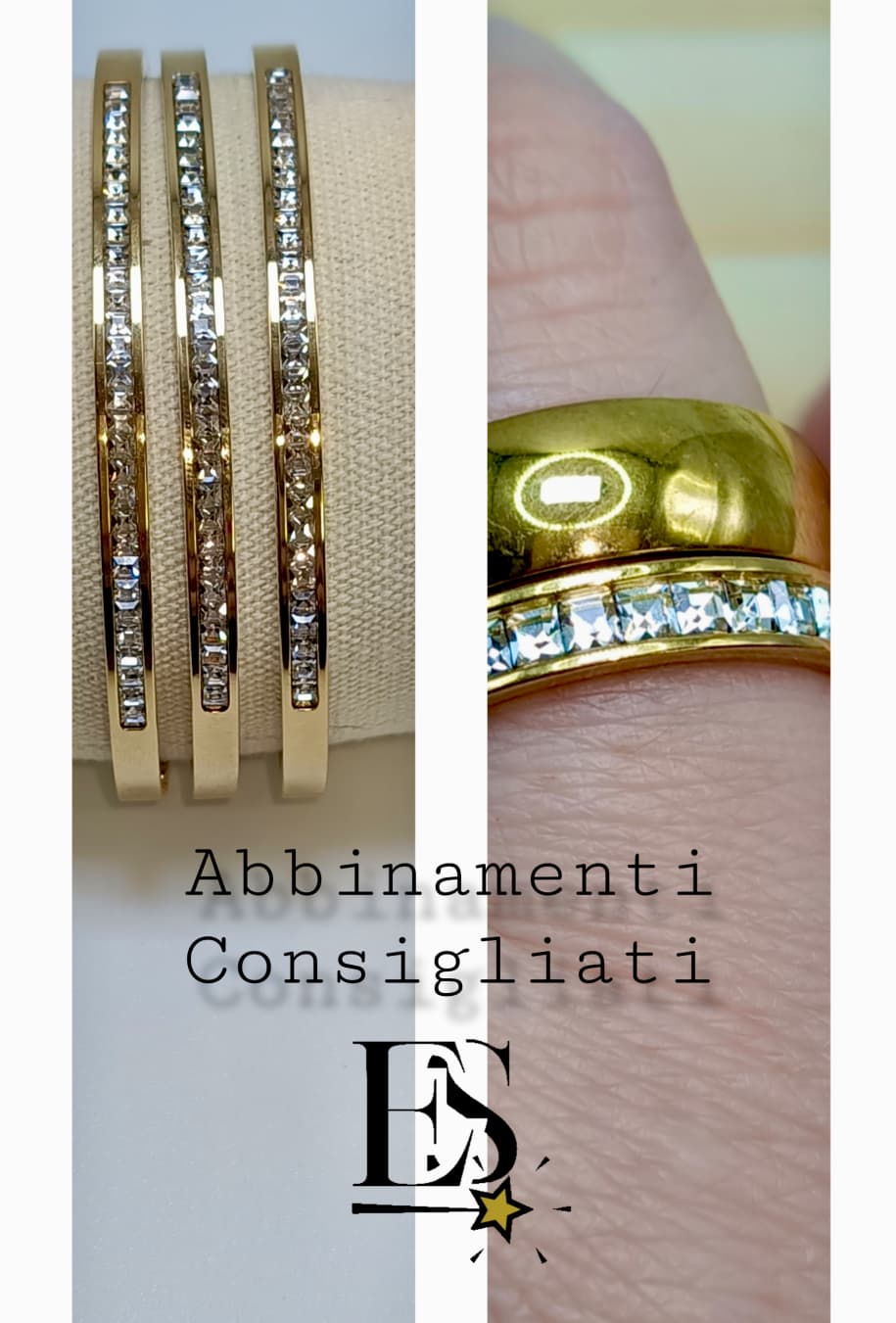 BRACCIALE RIGIDO"STRADA DI LUCE"