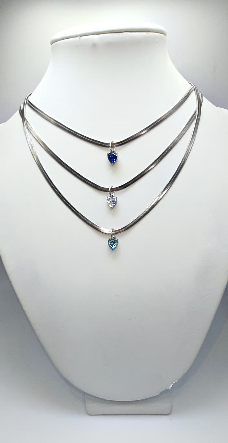 COLLANA CUORE DI LUCE SILVER (FIRMA DI LUCE)