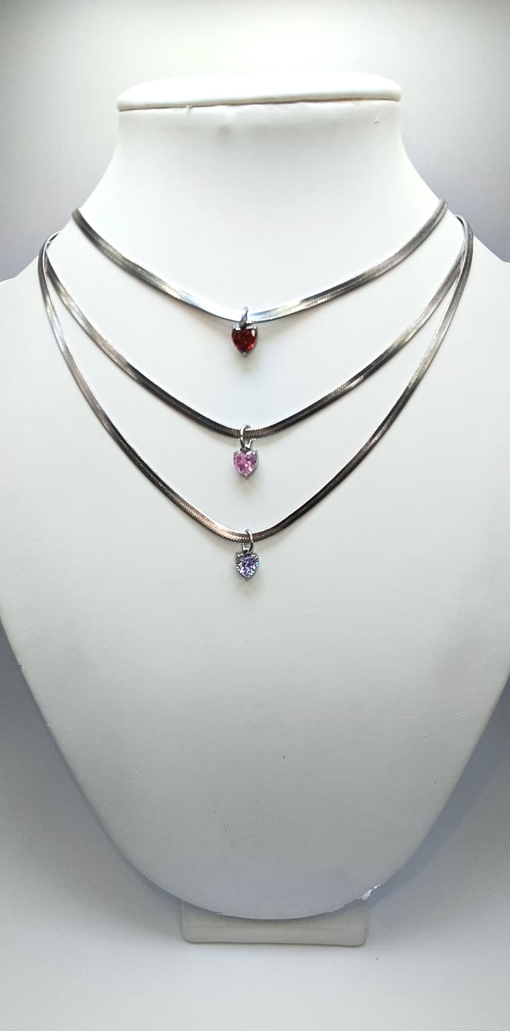 COLLANA CUORE DI LUCE SILVER (FIRMA DI LUCE)