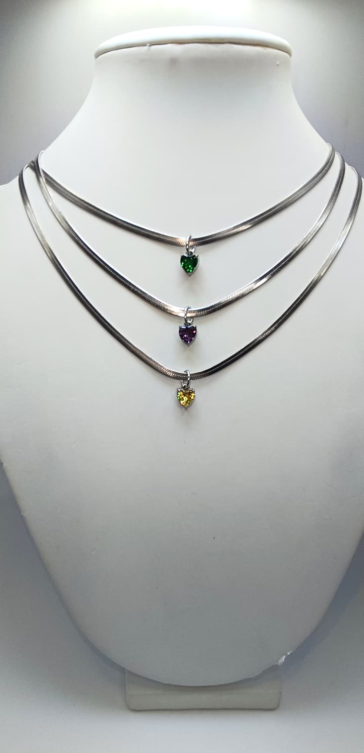 COLLANA CUORE DI LUCE SILVER (FIRMA DI LUCE)