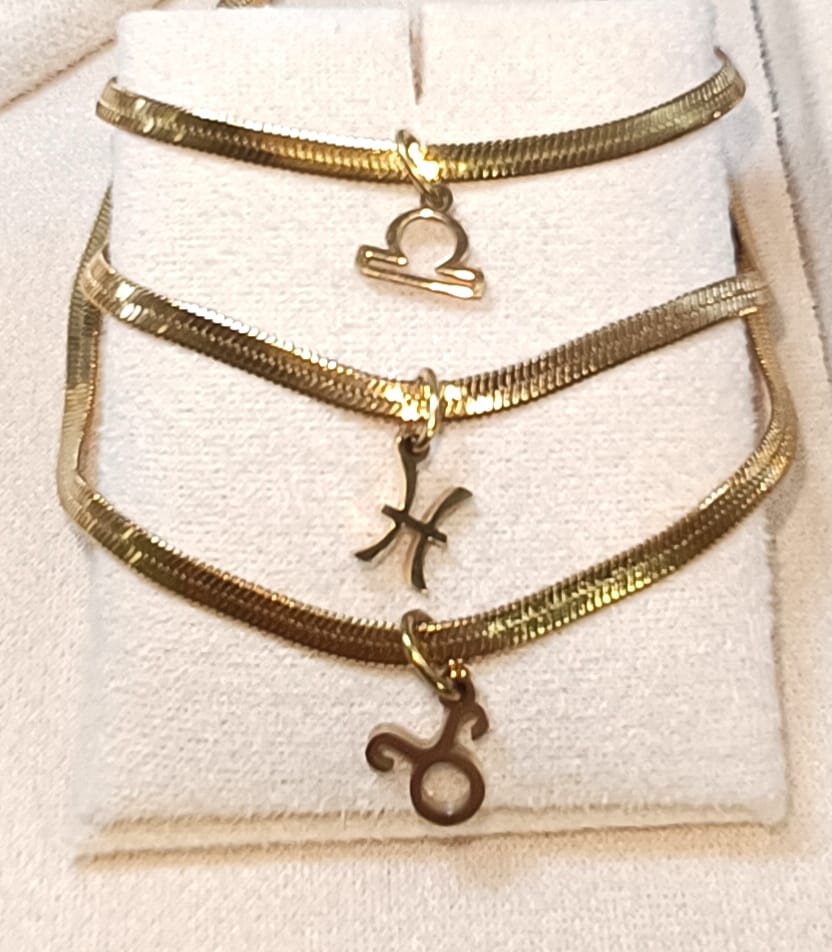 COLLANA ZODIACO  GOLD ( LINEA FIRMA DI LUCE)