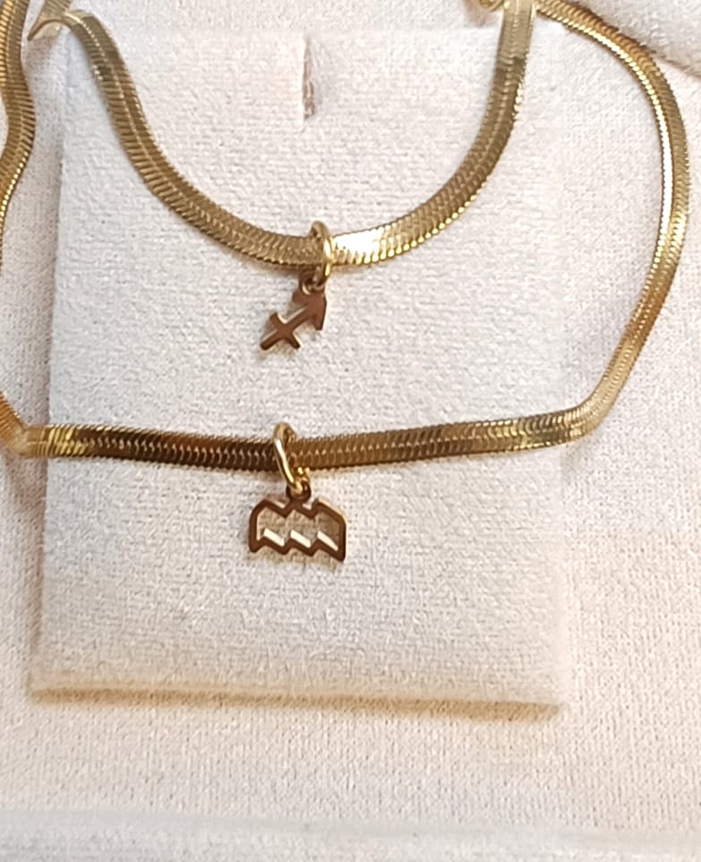 COLLANA ZODIACO  GOLD ( LINEA FIRMA DI LUCE)