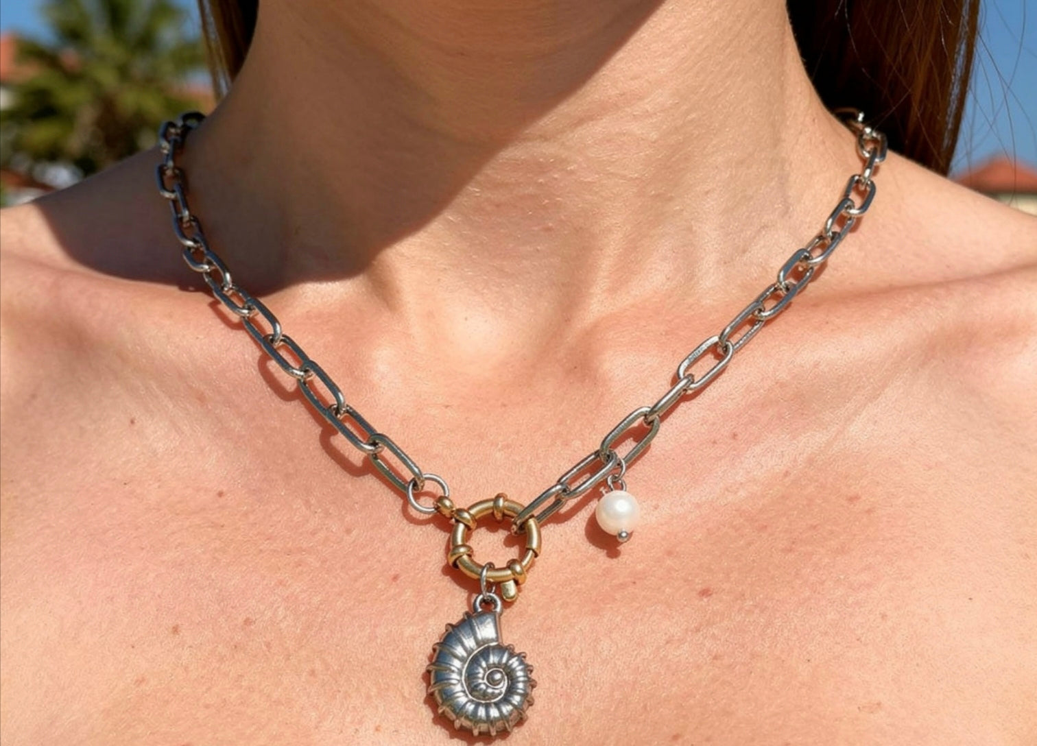COLLANA SPIRALIA + CAVIGLIERA IN OMAGGIO