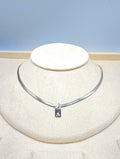 COLLANA INIZIALE TAG SILVER (FIRMA DI LUCE)