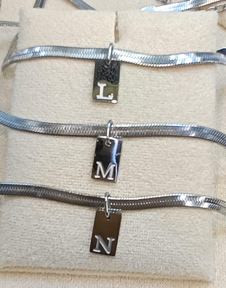 COLLANA INIZIALE TAG SILVER (FIRMA DI LUCE)
