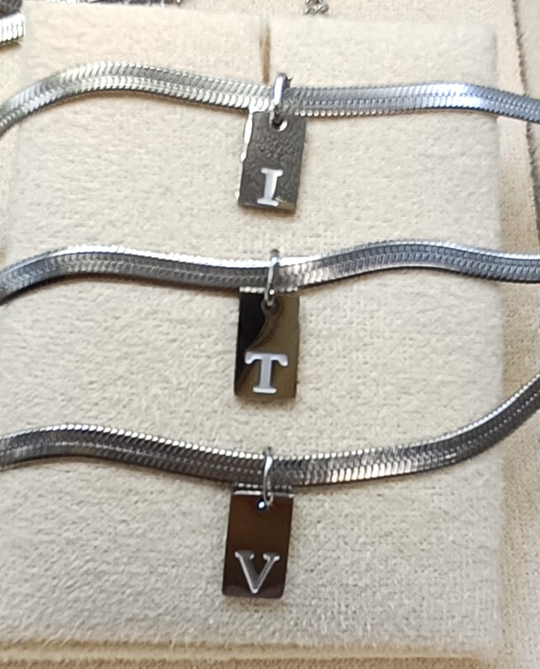 COLLANA INIZIALE TAG SILVER (FIRMA DI LUCE)