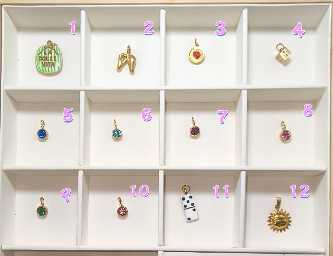 CHARMS IN ACCIAIO INOSSIDABILE