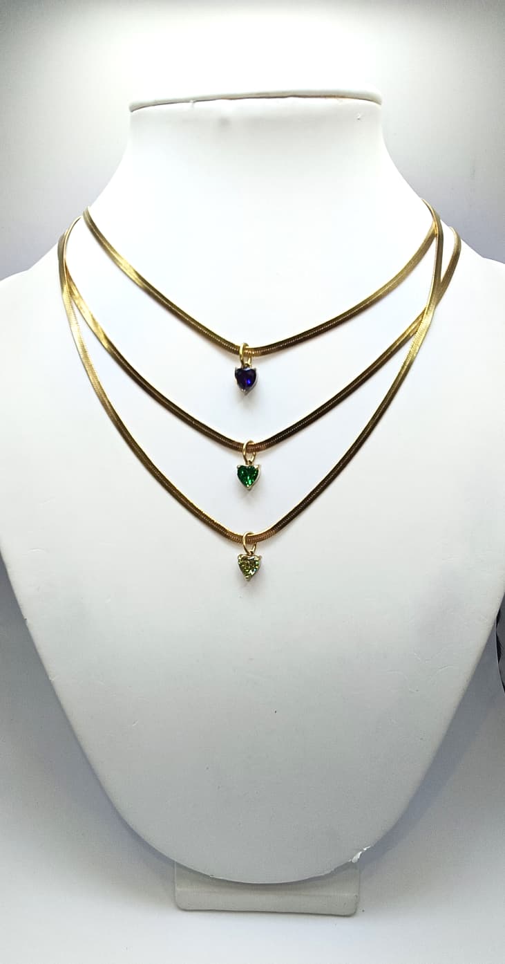 COLLANA CUORE DI LUCE GOLD (FIRMA DI LUCE)
