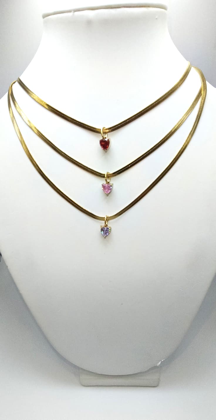 COLLANA CUORE DI LUCE GOLD (FIRMA DI LUCE)