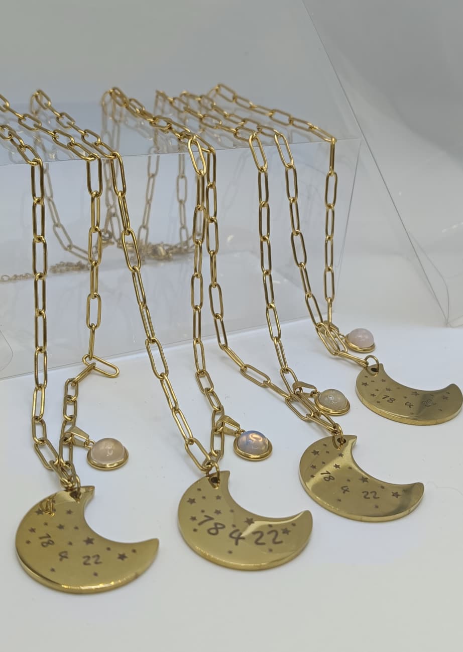 COLLANA EXCLAMO - CODICE LUNA - BIG GOLD