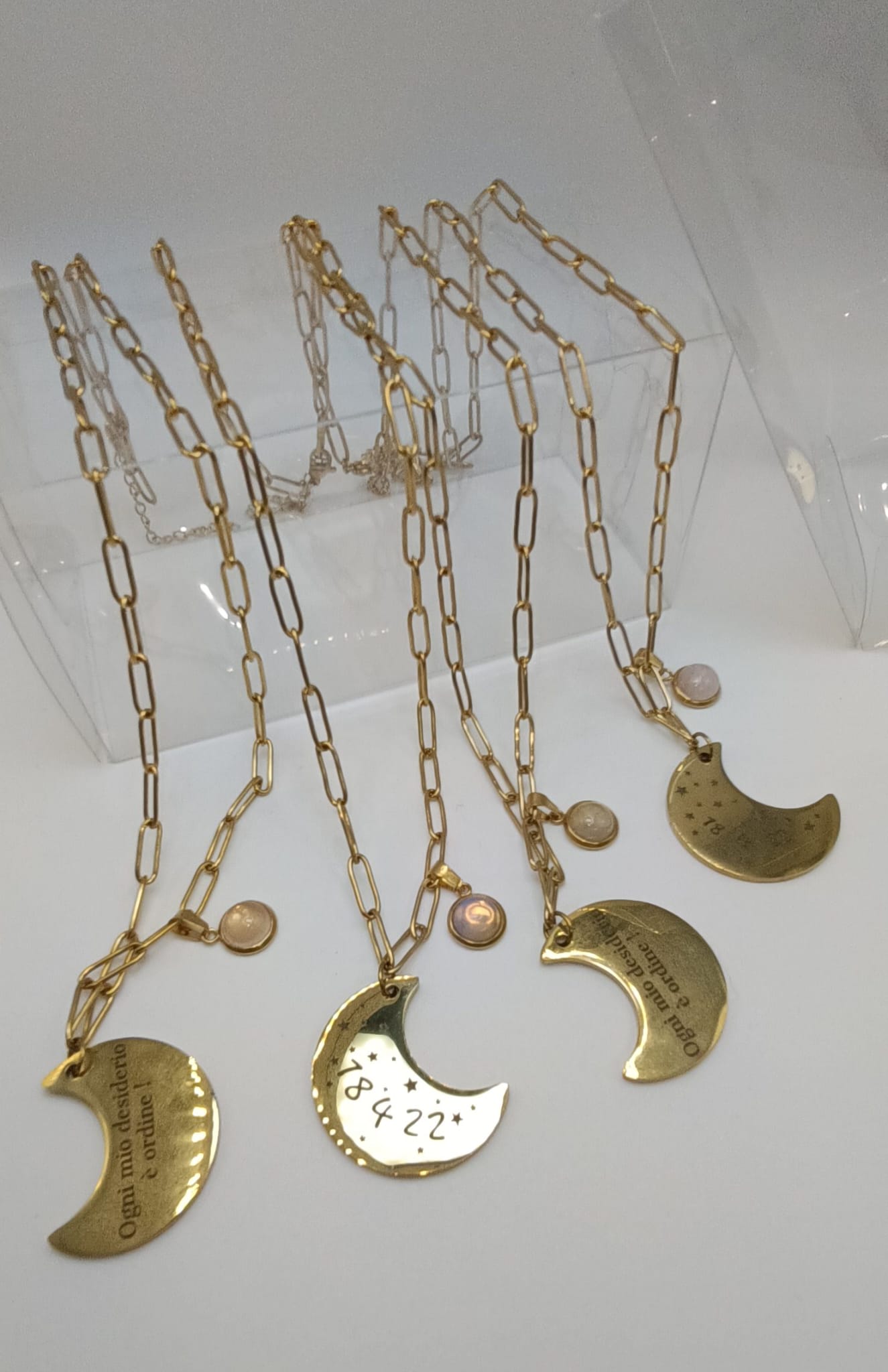 COLLANA EXCLAMO - CODICE LUNA - BIG GOLD