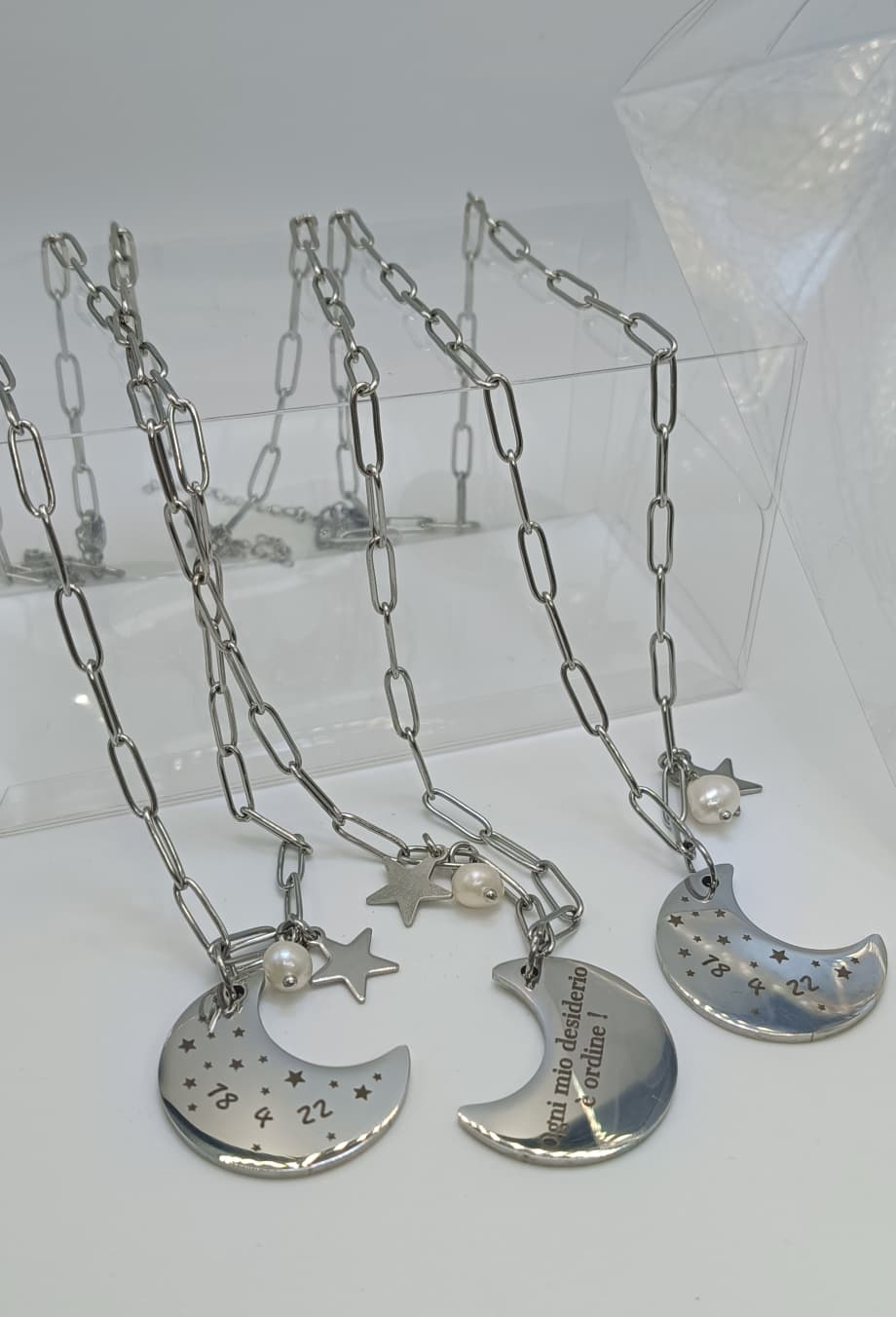 COLLANA EXCLAMO - CODICE LUNA - BIG SILVER