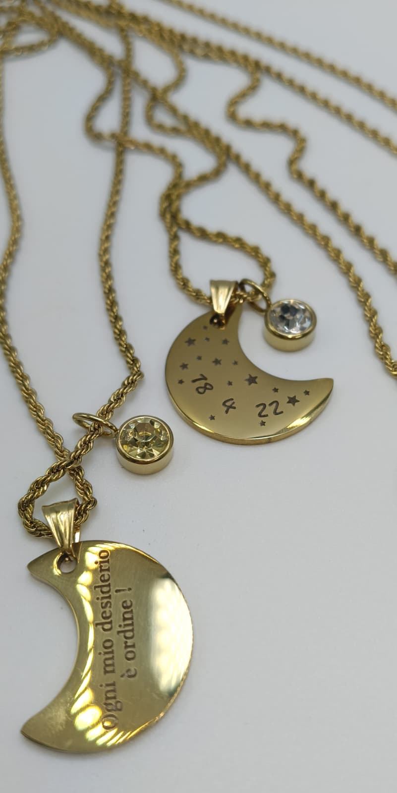 COLLANA EXCLAMO - CODICE LUNA - SMALL GOLD