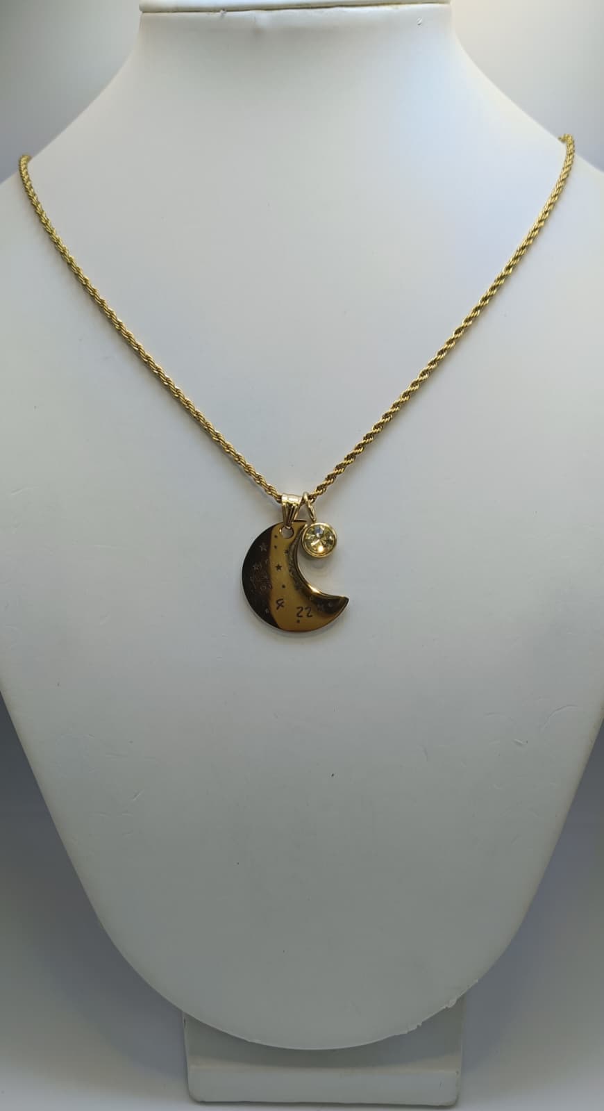 COLLANA EXCLAMO - CODICE LUNA - SMALL GOLD