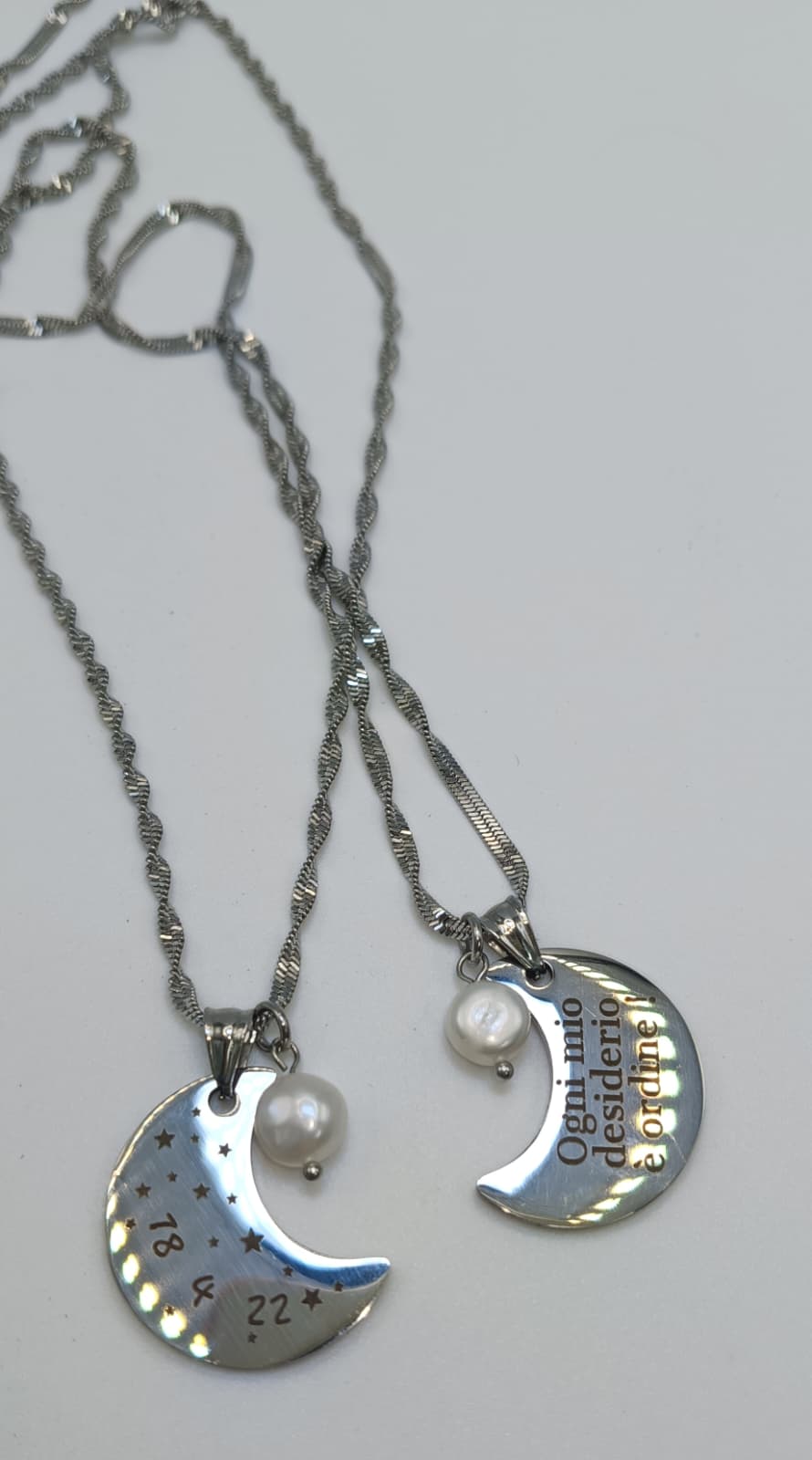 COLLANA EXCLAMO - CODICE LUNA - SMALL SILVER