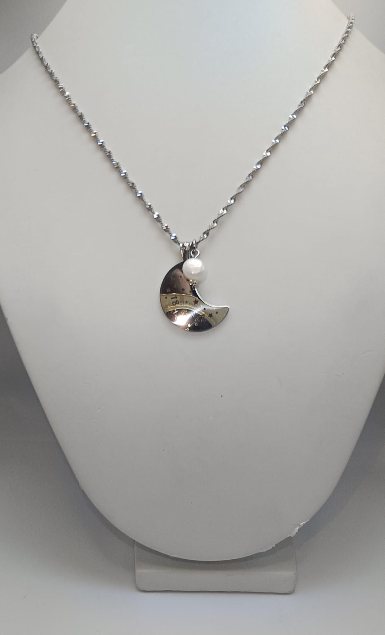 COLLANA EXCLAMO - CODICE LUNA - SMALL SILVER