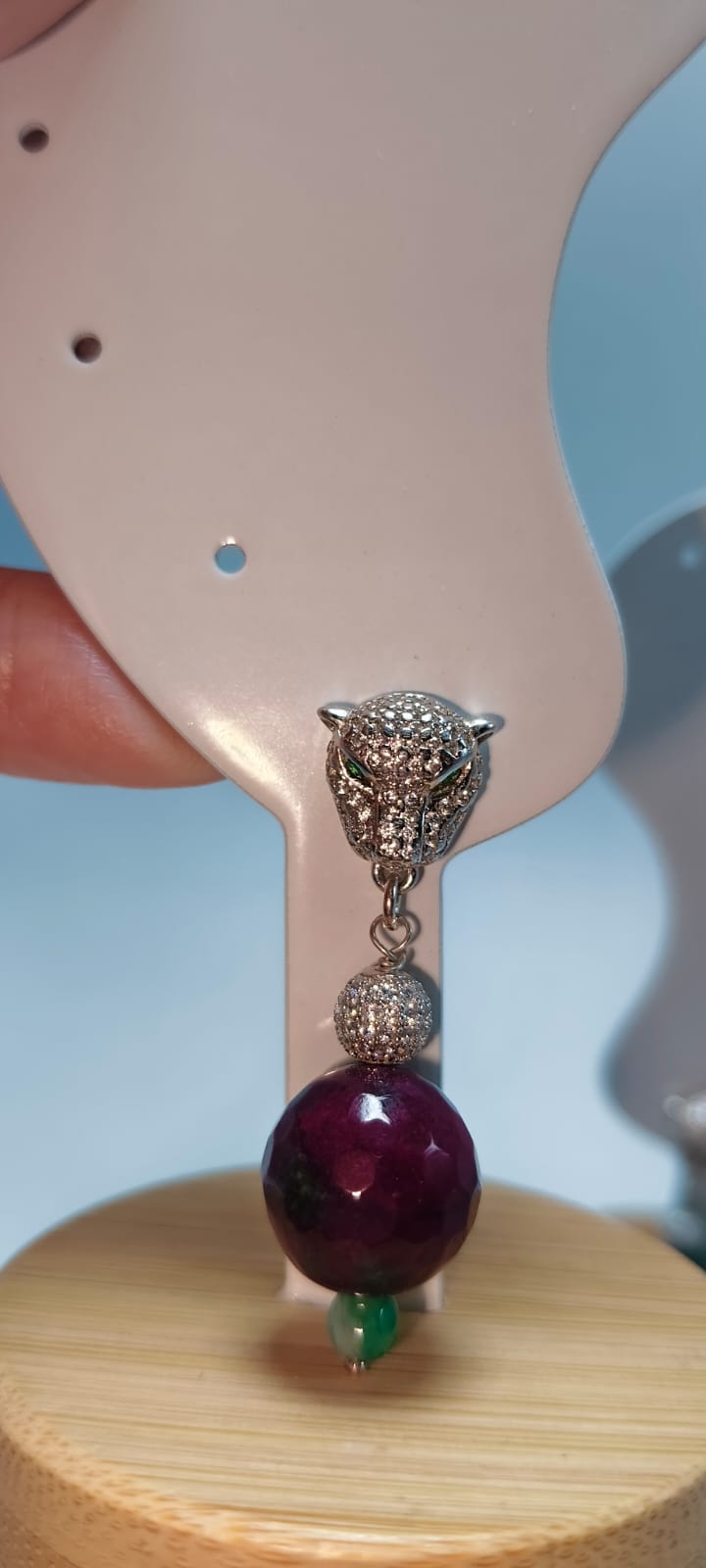 ORECCHINI "PHANTERA" IN ARGENTO 925