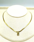 COLLANA INIZIALE TAG GOLD (Firma di luce)